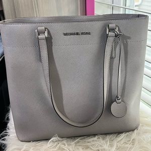 Gray Michael Kors (MK) bucket bag…practically new!